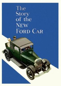 The Story of the New Ford Car poster.